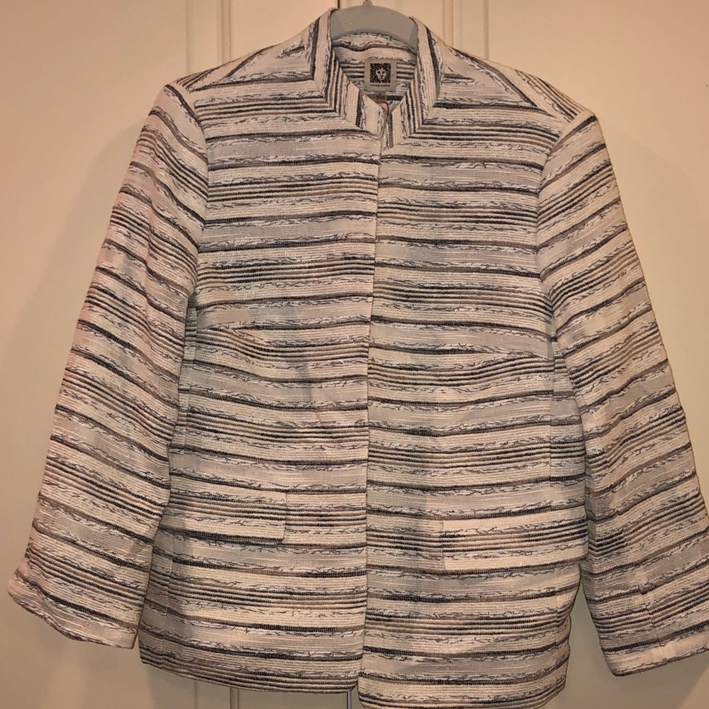 Dress Jacket - Striped with a little sheen! Fun for a special evening!